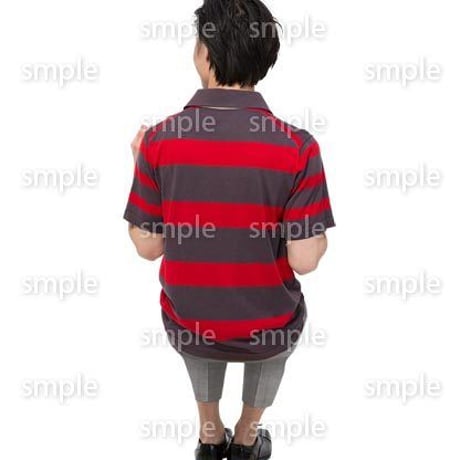 Cutout People　座る　男性　LL_495