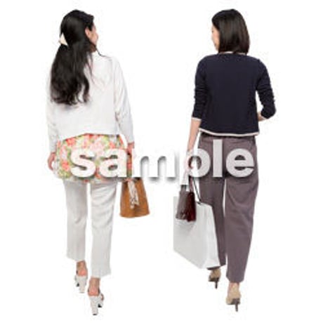 Cutout People　女性ペア　JJ_230