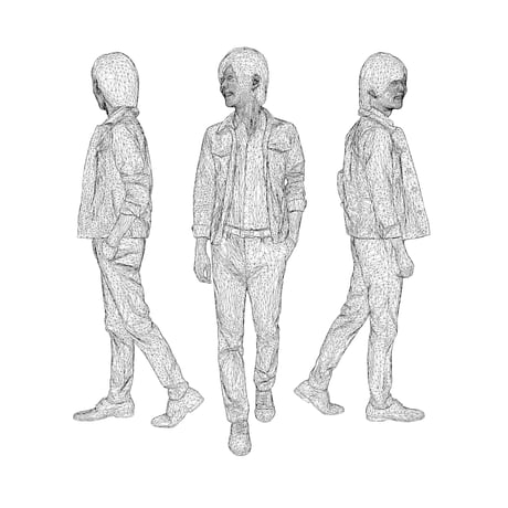 3D人物素材 [Posed]   087_Ren