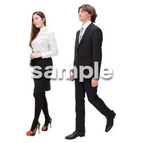 Cutout People　ビジネス　AA_037