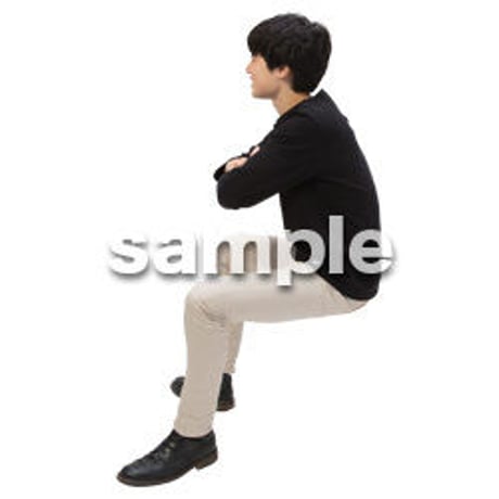 Cutout People　日本人カジュアル　BB_418