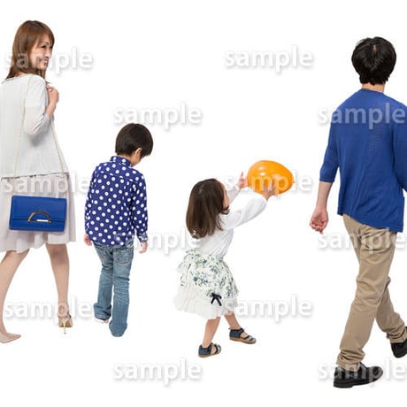人物切抜きセット☆ファミリー　1_set109