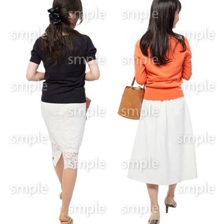 Cutout People　女性ペア　JJ_250