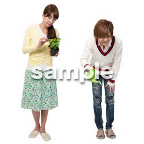 Cutout People　ガーデニング　II_161