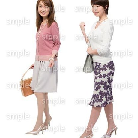 Cutout People　女性ペア　JJ_217