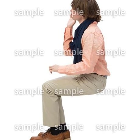 Cutout People　外国人カジュアル　BB_368