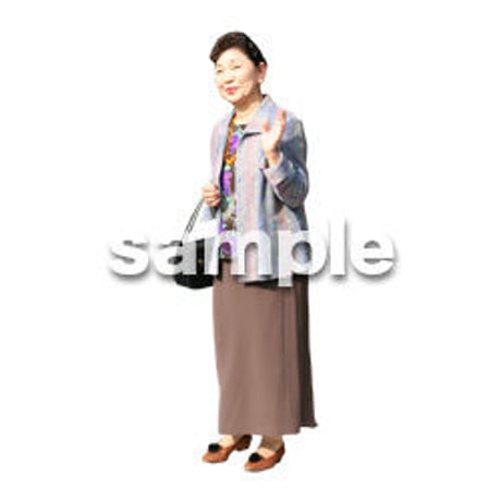 人物切抜き素材　シニア編　C_340