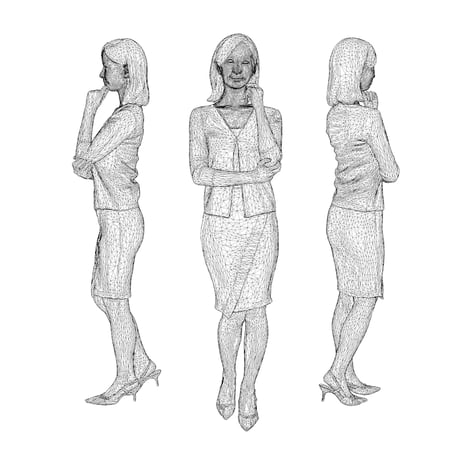 3D人物素材 [Posed]   097_Aya