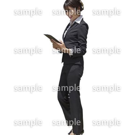 人物切抜き素材　ベーシックファッション編　P_273