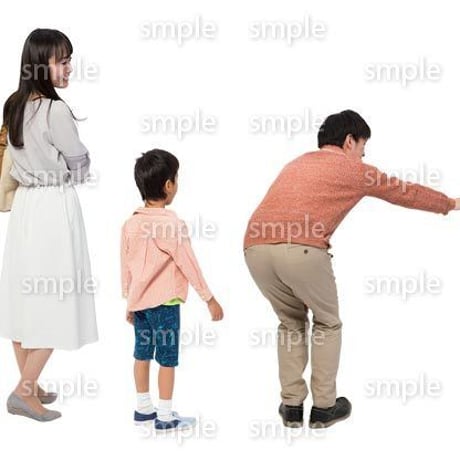 Cutout People　ファミリー　GG_149