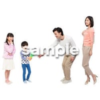 Cutout People　4人ファミリー　GG_402