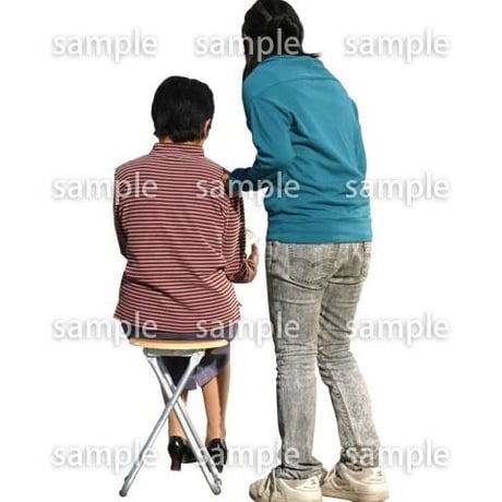 人物切抜き素材　男性女性編　A_327
