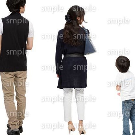 Cutout People　ファミリー　GG_090