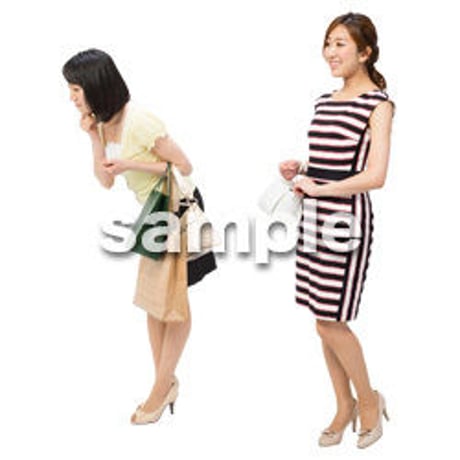 Cutout People　女性ペア　JJ_317