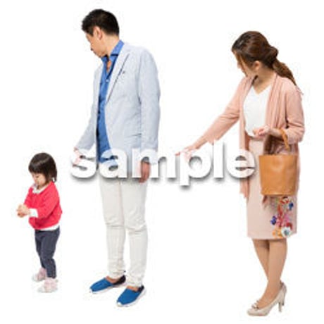 Cutout People　ファミリー　GG_072