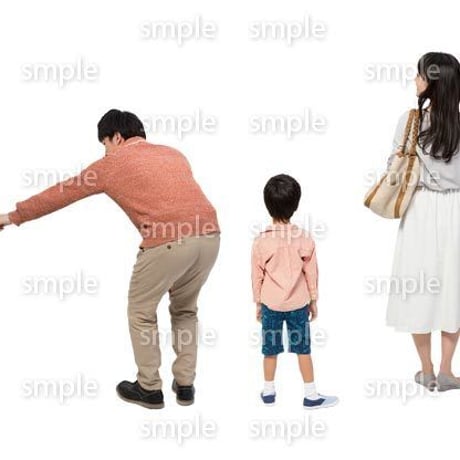 Cutout People　ファミリー　GG_150