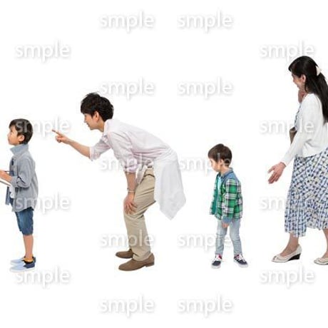 Cutout People　4人ファミリー　GG_383