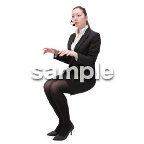 Cutout People　ビジネス　AA_457