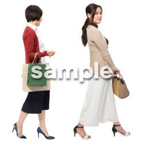 Cutout People　女性ペア　JJ_223