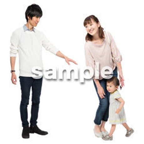 Cutout People　ファミリー　GG_112