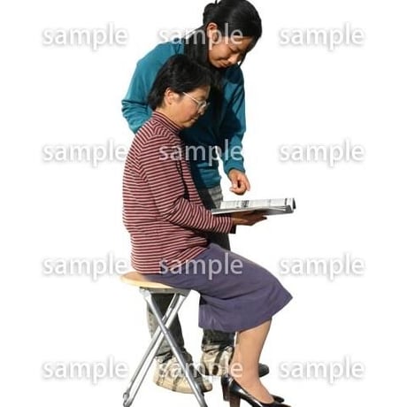 人物切抜き素材　男性女性編　A_325
