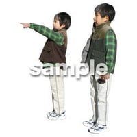 人物切抜き素材　リビング・散歩編　I_407