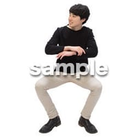 Cutout People　日本人カジュアル　BB_416