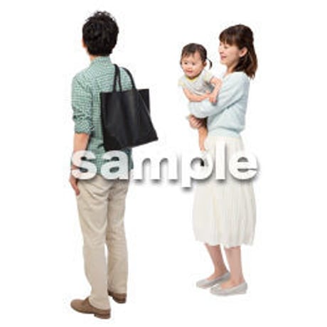 Cutout People　ファミリー　GG_124