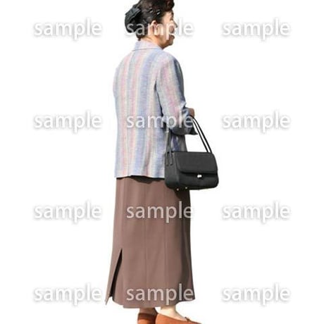 人物切抜き素材　シニア編　C_342