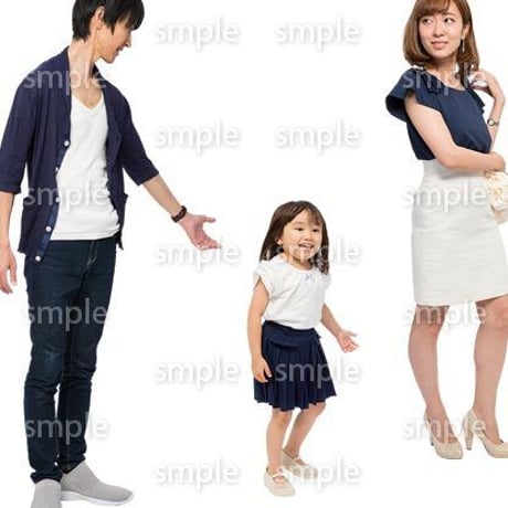 Cutout People　ファミリー　GG_097
