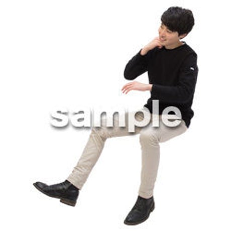 Cutout People　日本人カジュアル　BB_417