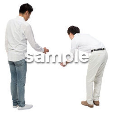 Cutout People　男性ペア　JJ_429