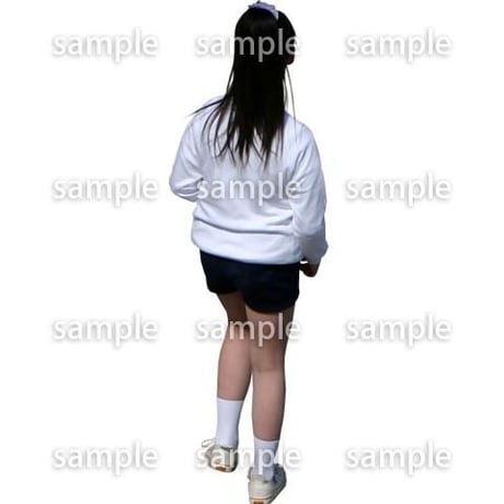 人物切抜き素材　こどもファミリー編　B_079