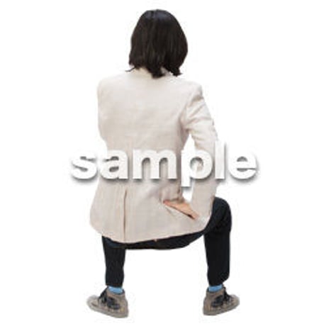 Cutout People　日本人カジュアル　BB_415