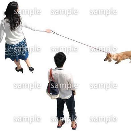 Cutout People　鳥瞰　人物　FF_170