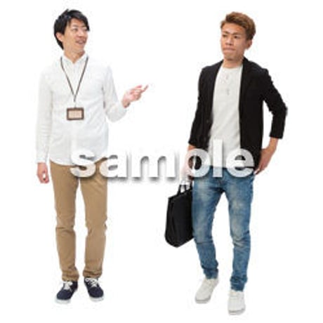 Cutout People　ビジネス-日本人　EE_166