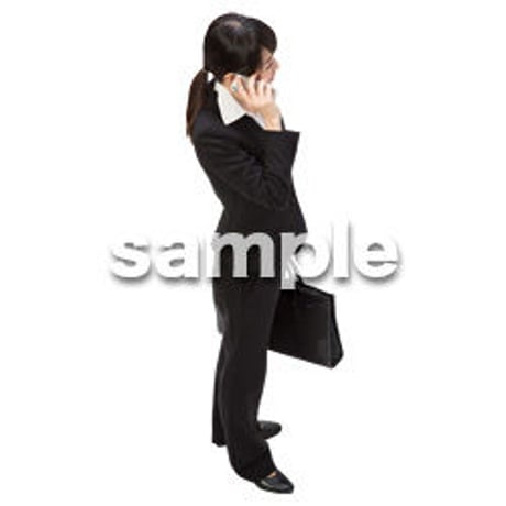 Cutout People　鳥瞰　人物 女性　FF_278