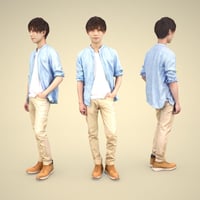 3D人物素材 [Posed]   033_Toru