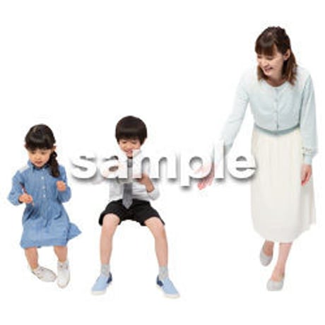 Cutout People　ファミリー　II_276