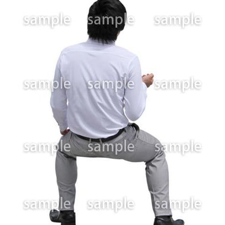 人物切抜き素材　座る人Ⅱ編　Q_478