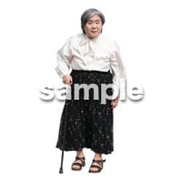 人物切抜き素材　シニア編　C_333