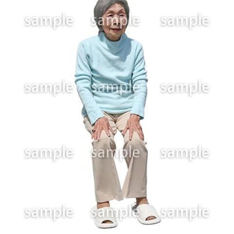 人物切抜き素材　シニアライフ編　R_396