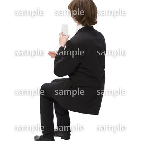 Cutout People　ビジネス　AA_414