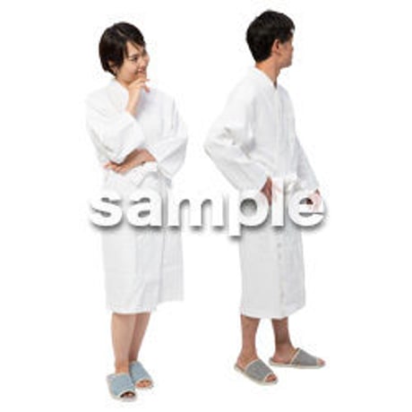 Cutout People　ハイクラス　バスローブ　HH_447