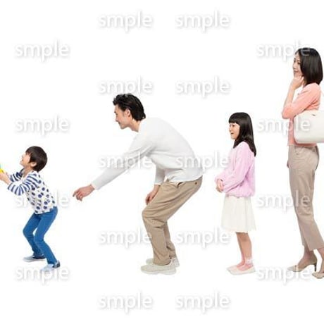 Cutout People　4人ファミリー　GG_403