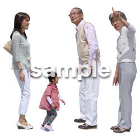 人物切抜き素材　シニアライフ編　R_003