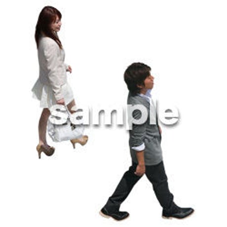 Cutout People　鳥瞰　人物　FF_138