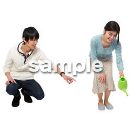 Cutout People　ガーデニング　II_166