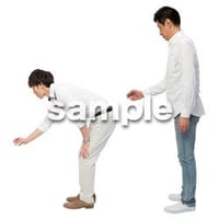 Cutout People　男性ペア　JJ_428