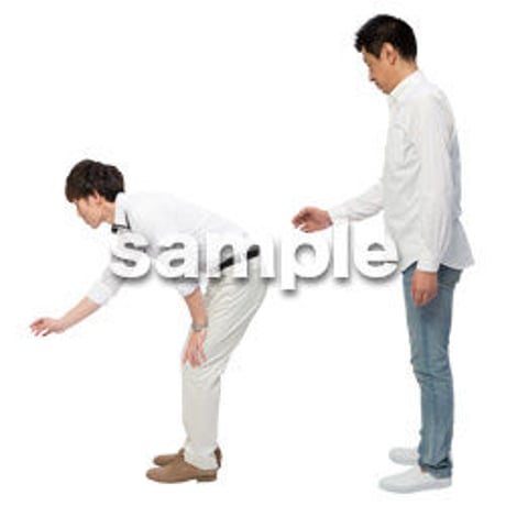 Cutout People　男性ペア　JJ_428